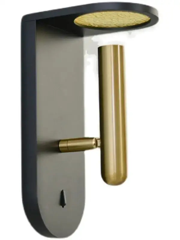 Black Brass Flame Lamp