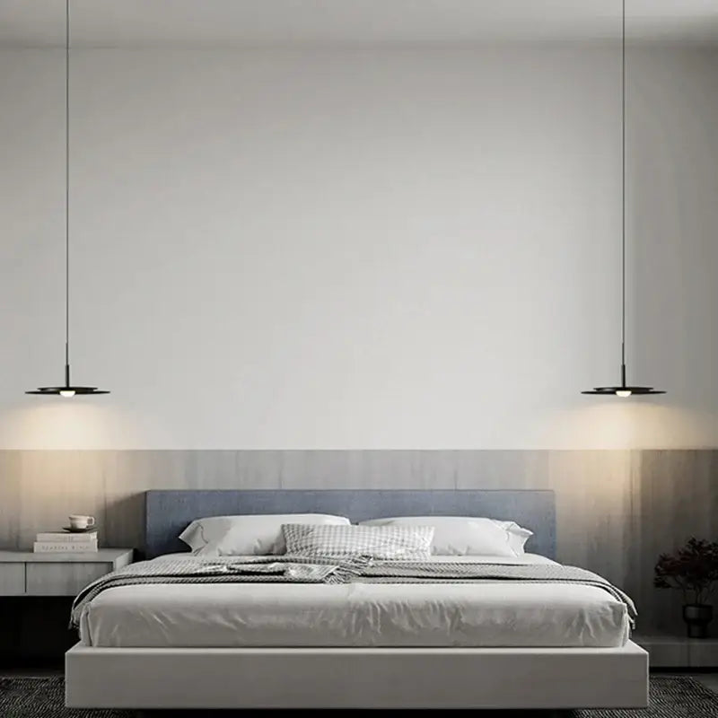 Black Flying Saucer Chandelier