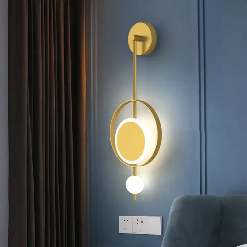 Gold LED Nordic Wall Sconce