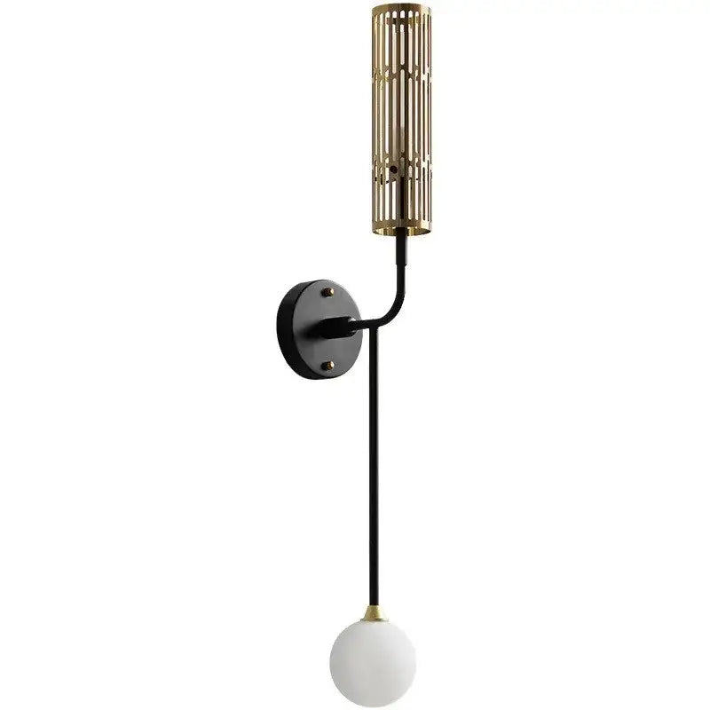 Gold Black Nordic Sconce