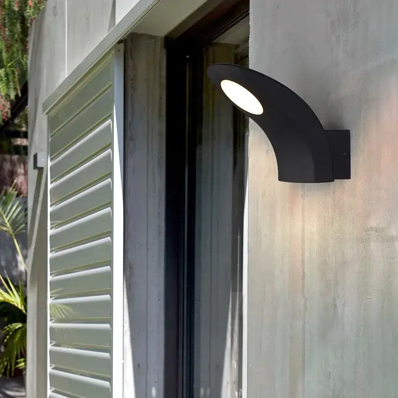 Black Circular Wall Sconce