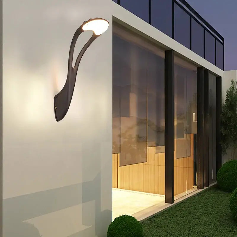 Black Circular Wall Sconce