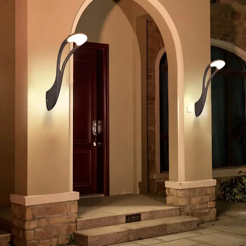 Black Circular Wall Sconce