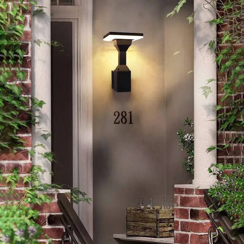 Black Circular Wall Sconce