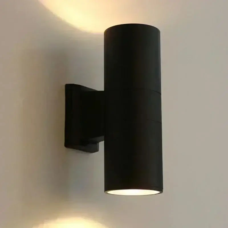 Black Outdoor Up-Down LED Wall Sconce