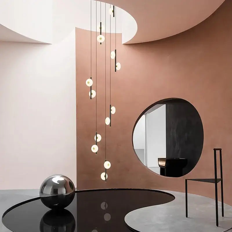 LED Oval Chandelier