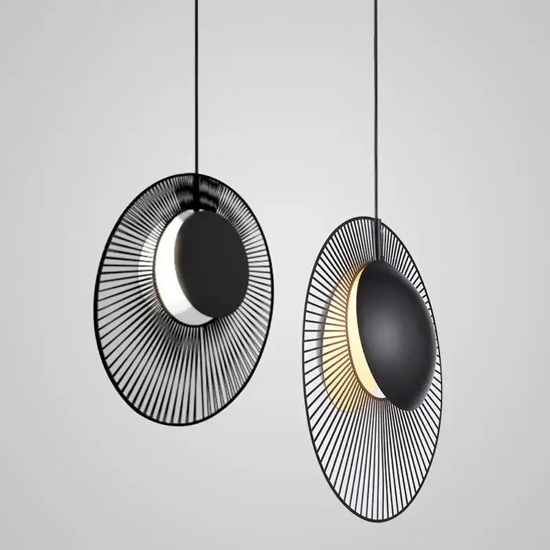 Black Oyster Pendant Light