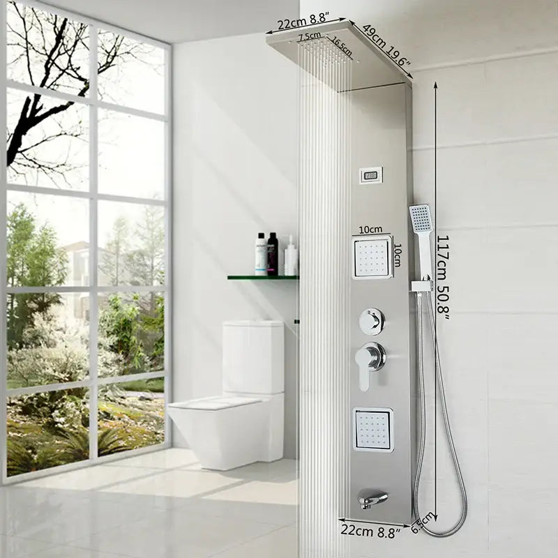 Chrome LED Bath Faucet
