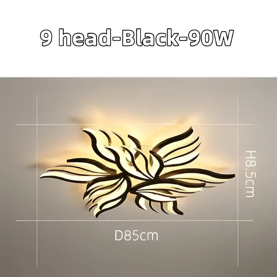 Black Panel Ceiling Light