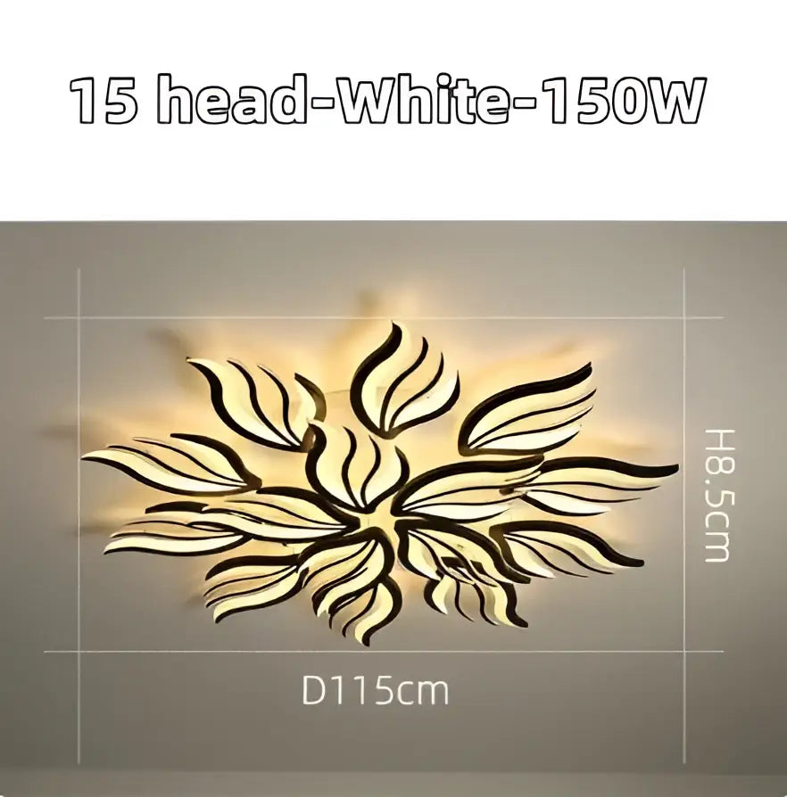 Black Panel Ceiling Light