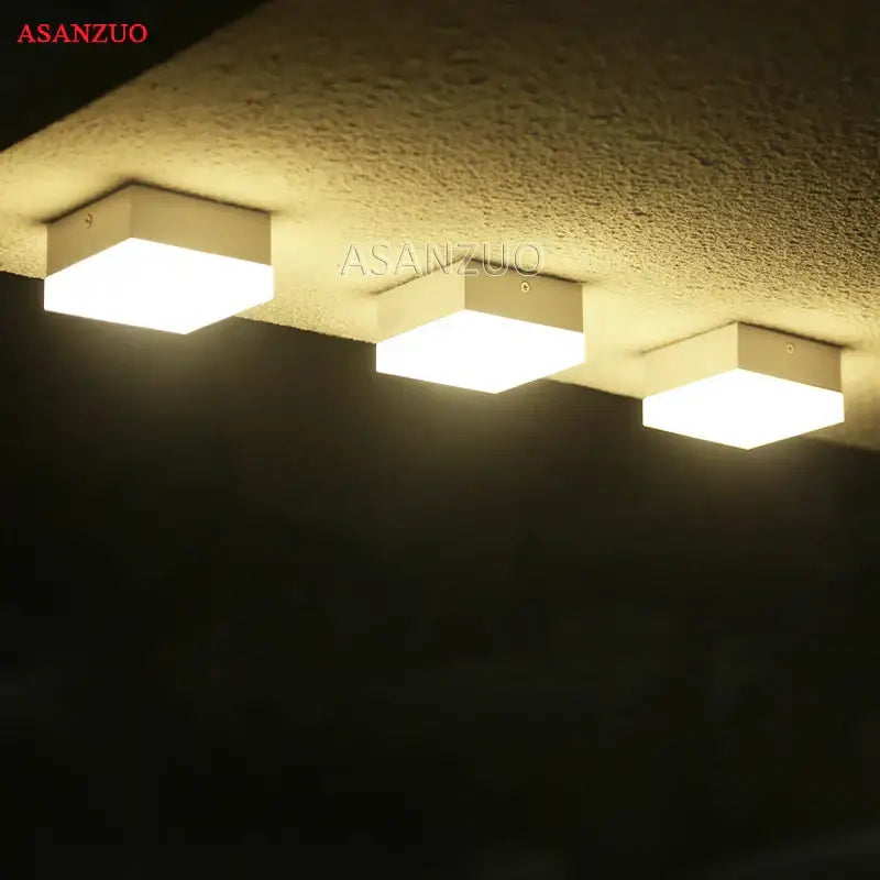 White Round Ceiling Light