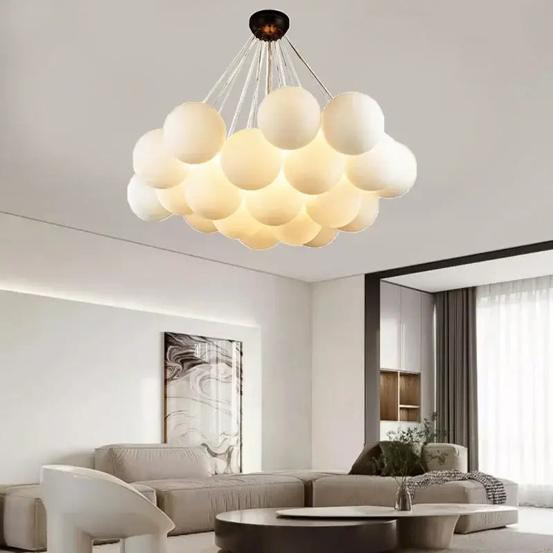 White LED Pendant Chandelier
