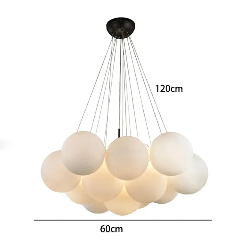 White LED Pendant Chandelier