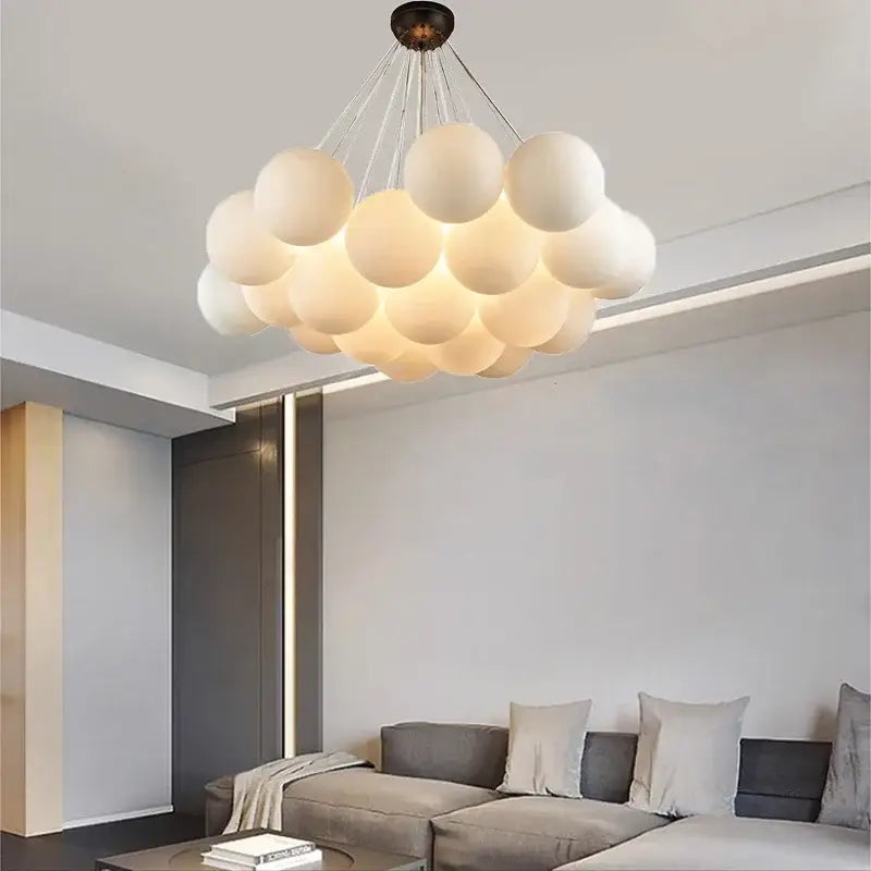 White LED Pendant Chandelier