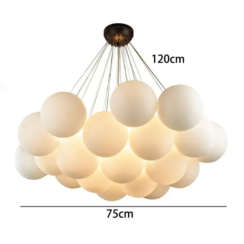 White LED Pendant Chandelier