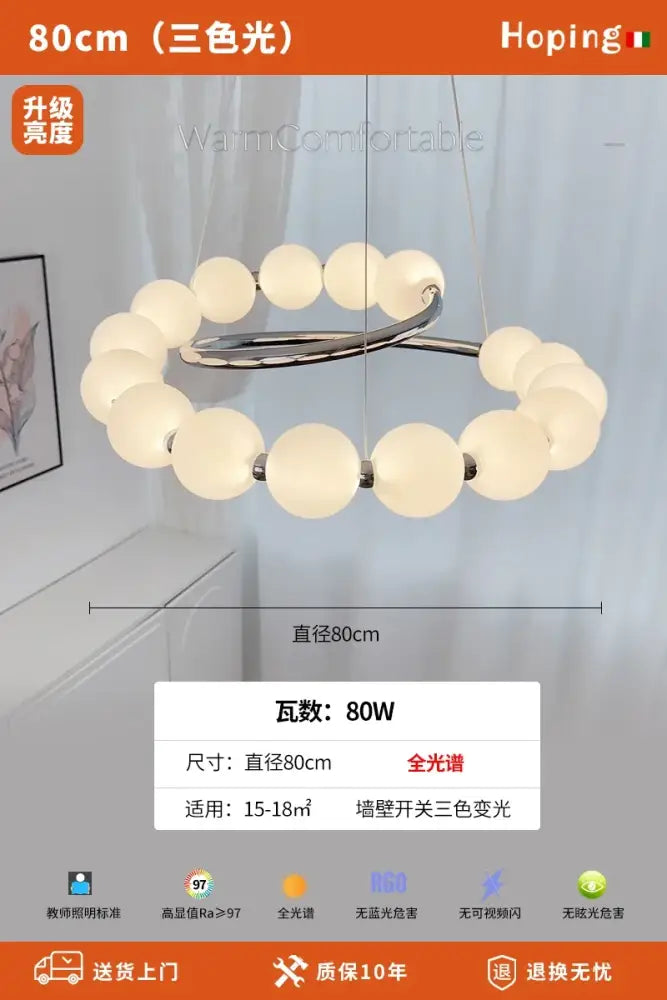 Chrome Pendant Light Chandelier