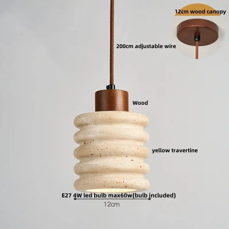 Concrete Pendant Light Fixture