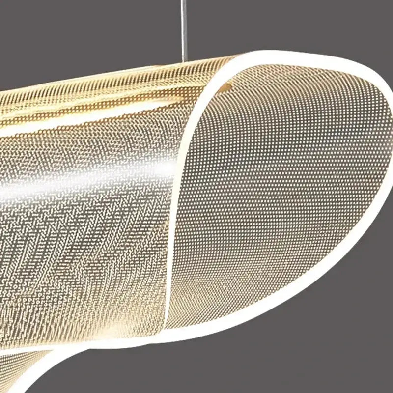 Black Wave 150cm Dimmable LED Pendant