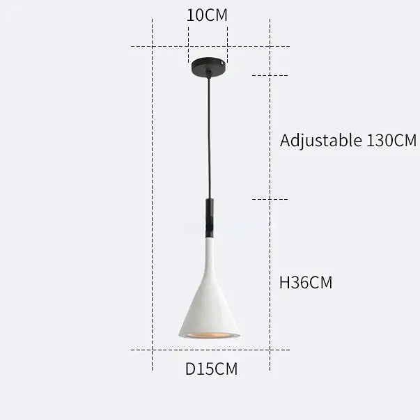 Black Blue Pendant Light