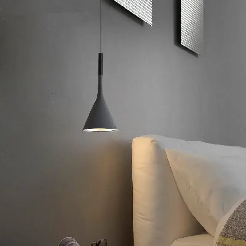 Black Blue Pendant Light