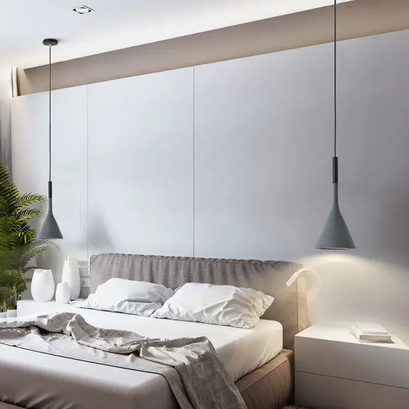 Black Blue Pendant Light