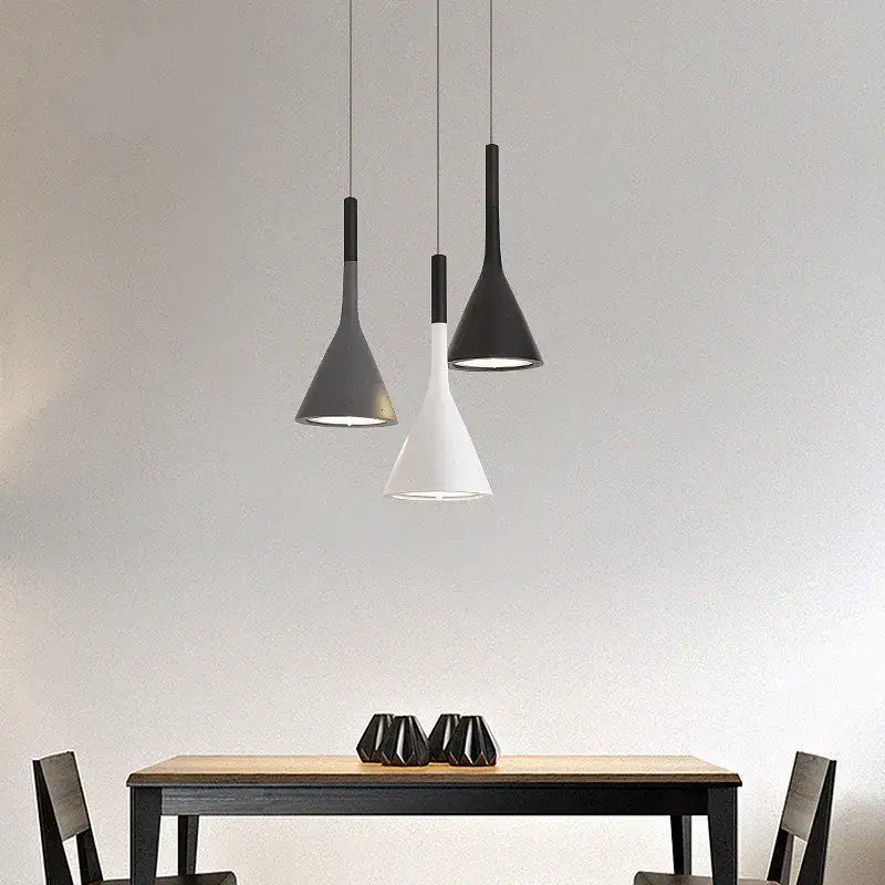 Black Blue Pendant Light
