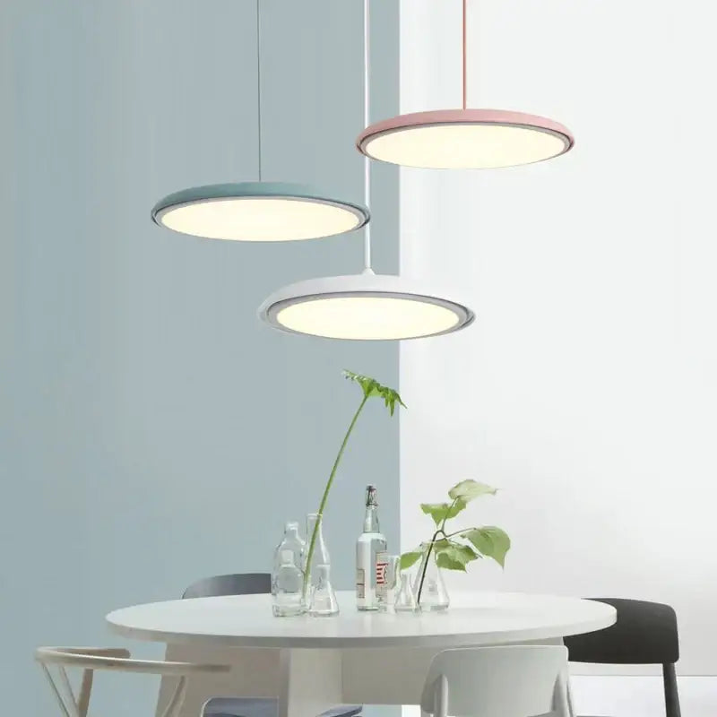 Pink LED Pendant Light