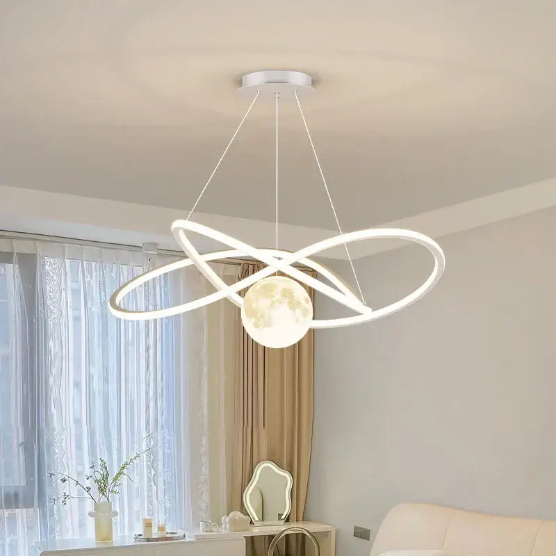 Interlocking Ring LED Pendant