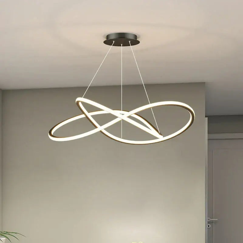 Interlocking Ring LED Pendant