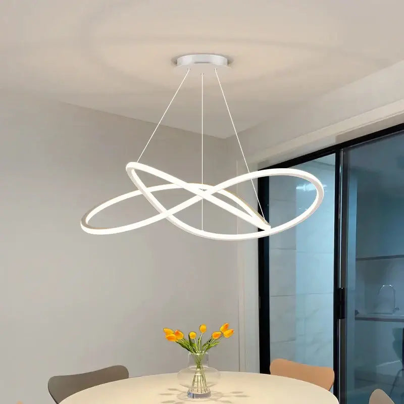 Interlocking Ring LED Pendant
