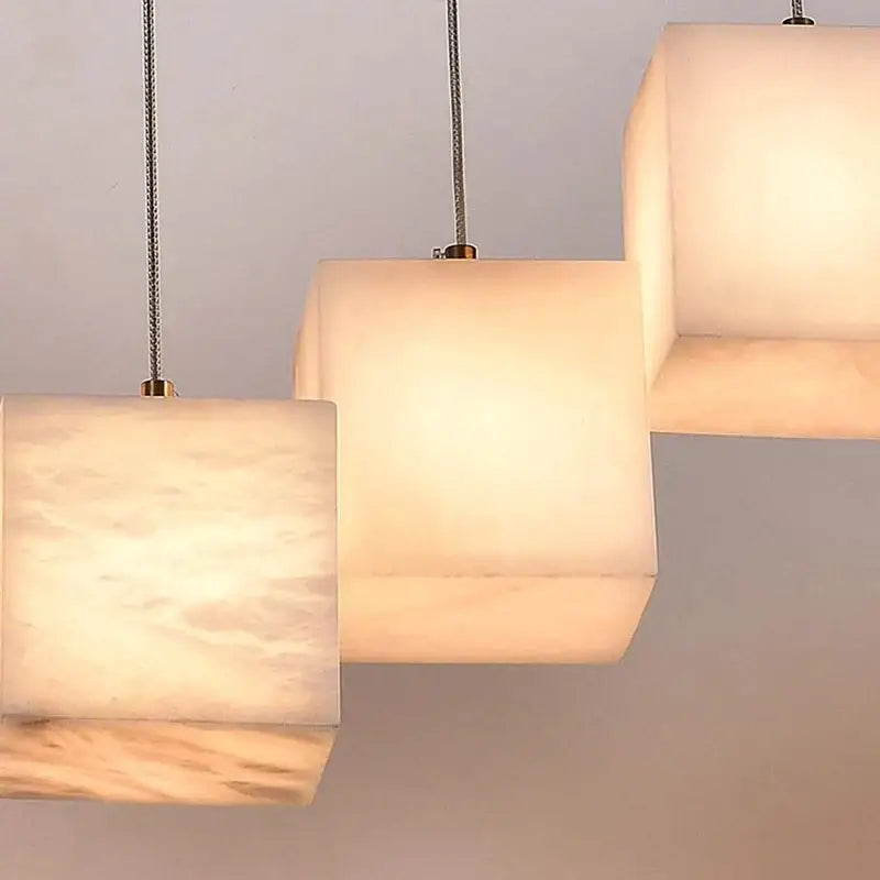 Black Alabaster Pendant Light