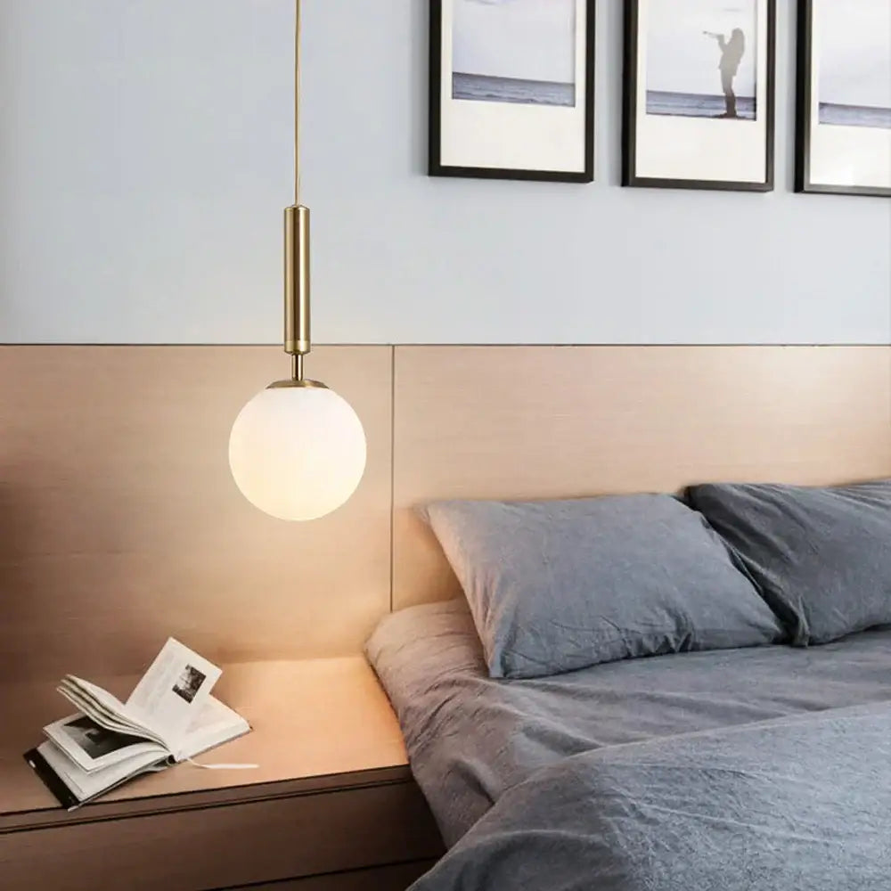 Brass Black Pendant Light