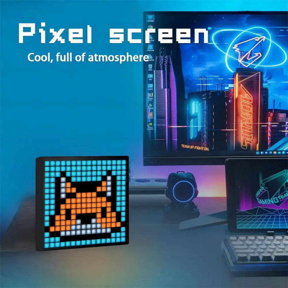 Black LED Pixel Frame