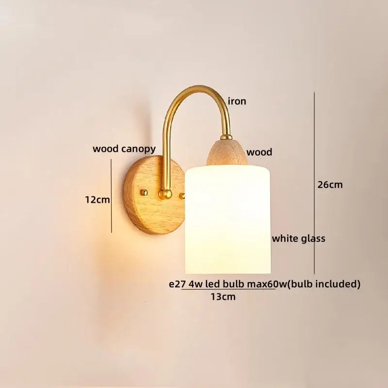 Brass Pull Chain Wall Light