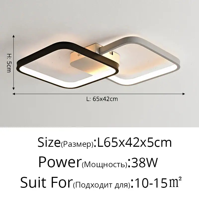 Chrome Rectangular Chandelier