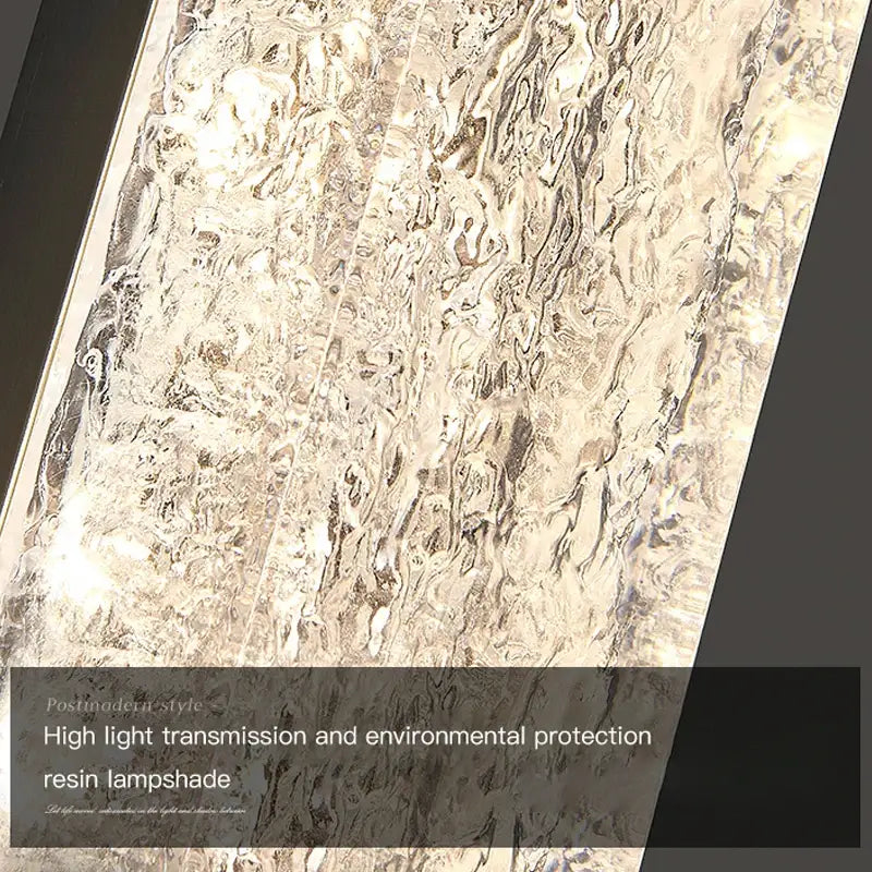 Gold Textured Resin Lamp