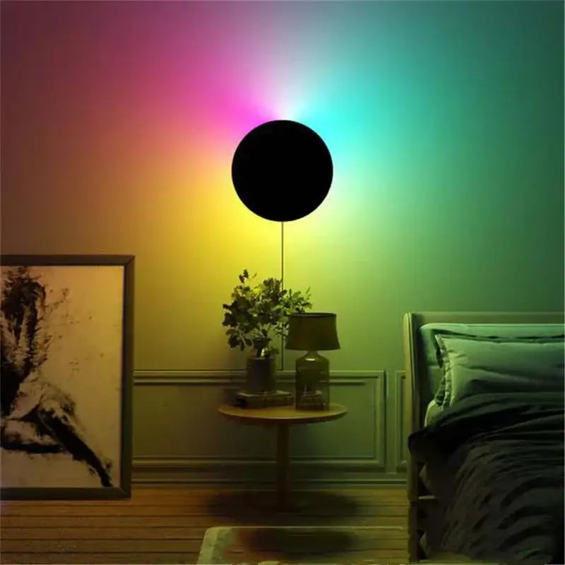 Black RGB Wall Lamp