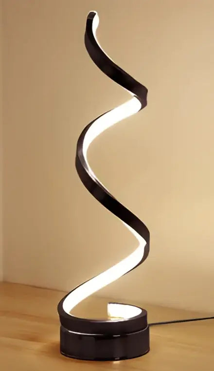White LED Ring Table Lamp