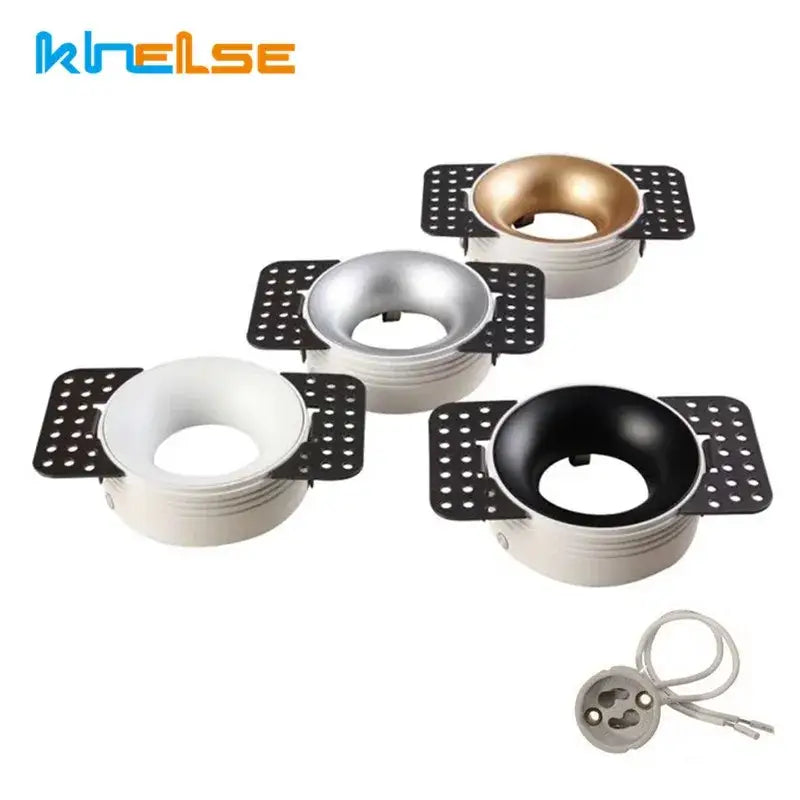 White Gold Ceiling Light