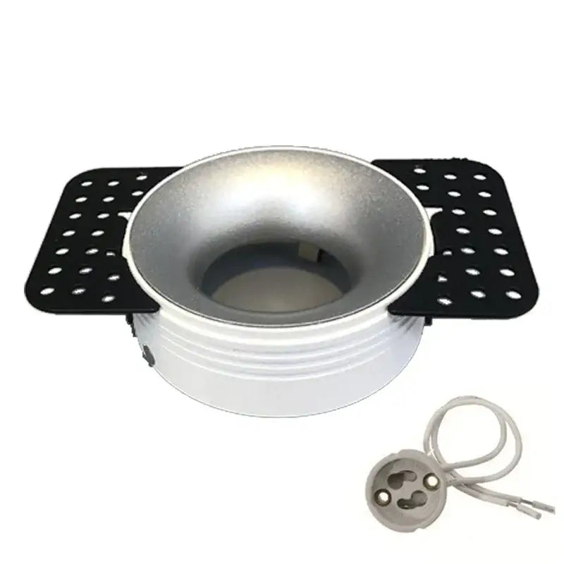 White Gold Ceiling Light