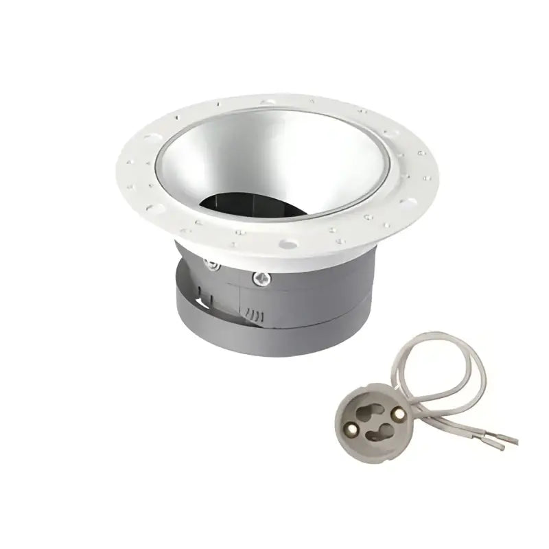 White Gold Ceiling Light