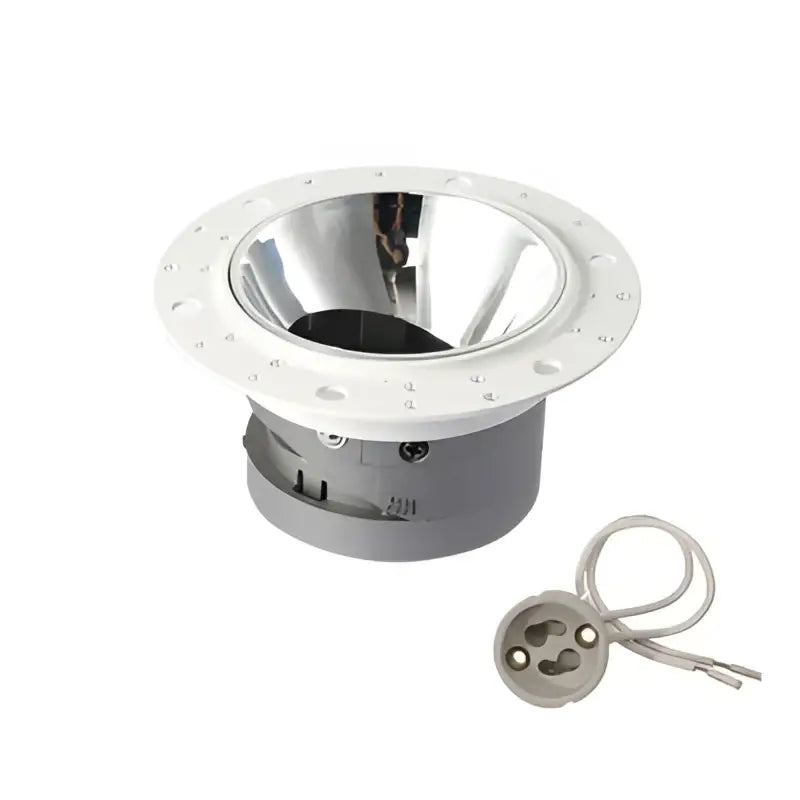 White Gold Ceiling Light