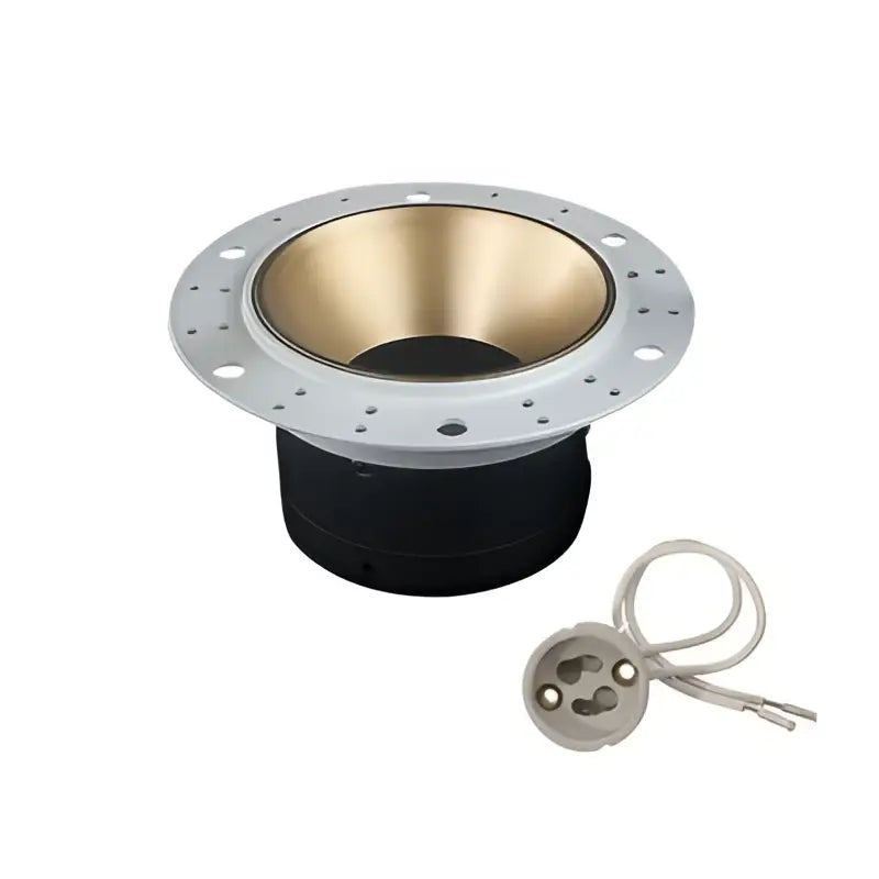 White Gold Ceiling Light
