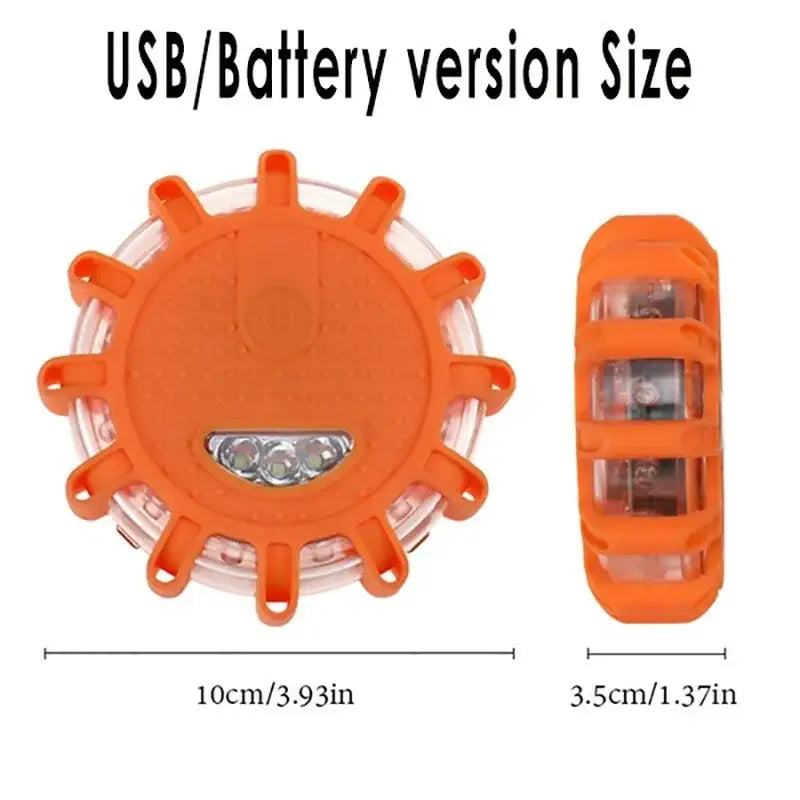 Orange LED Safety Flare