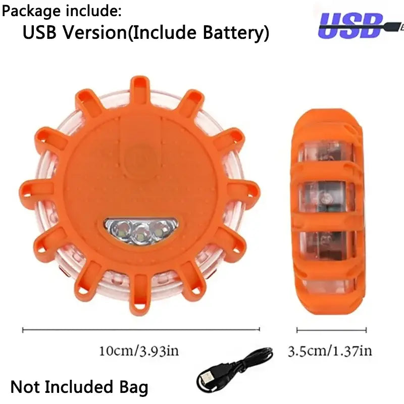 Orange LED Safety Flare