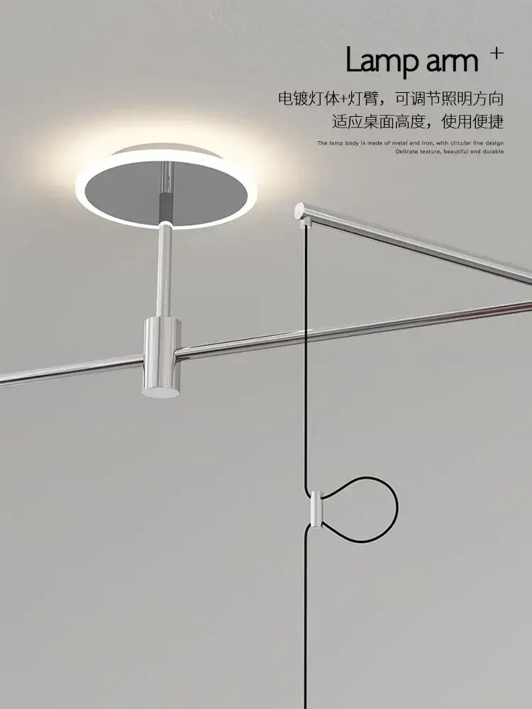 Chrome LED Saucer Chandelier