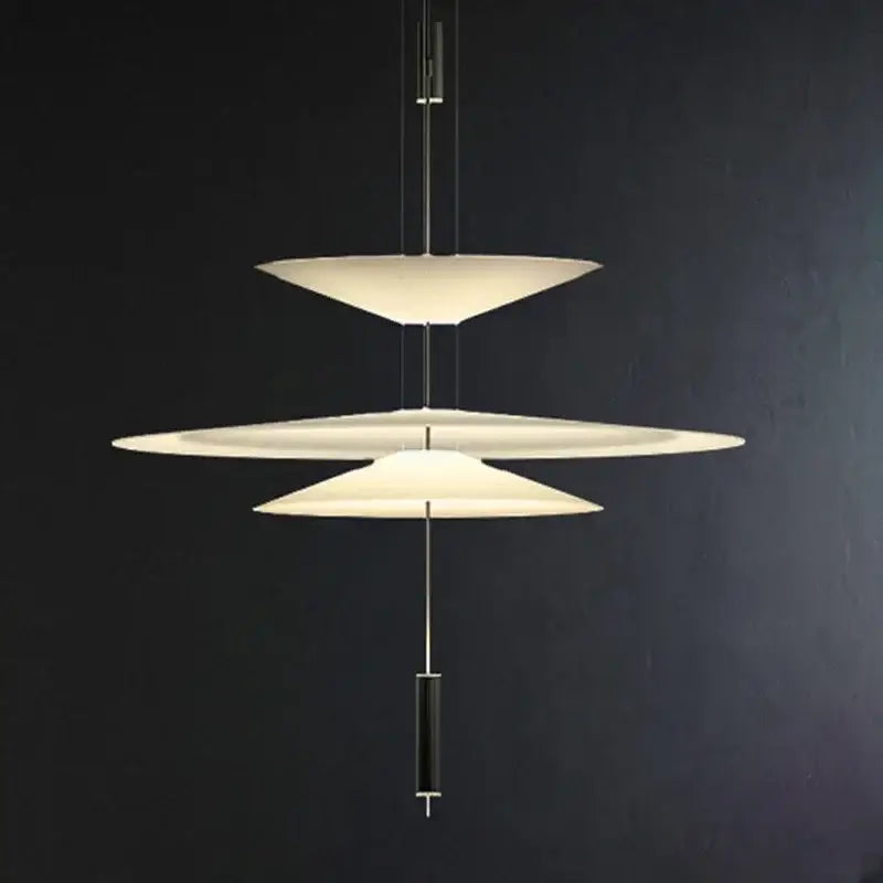 LED Saucer Chandelier