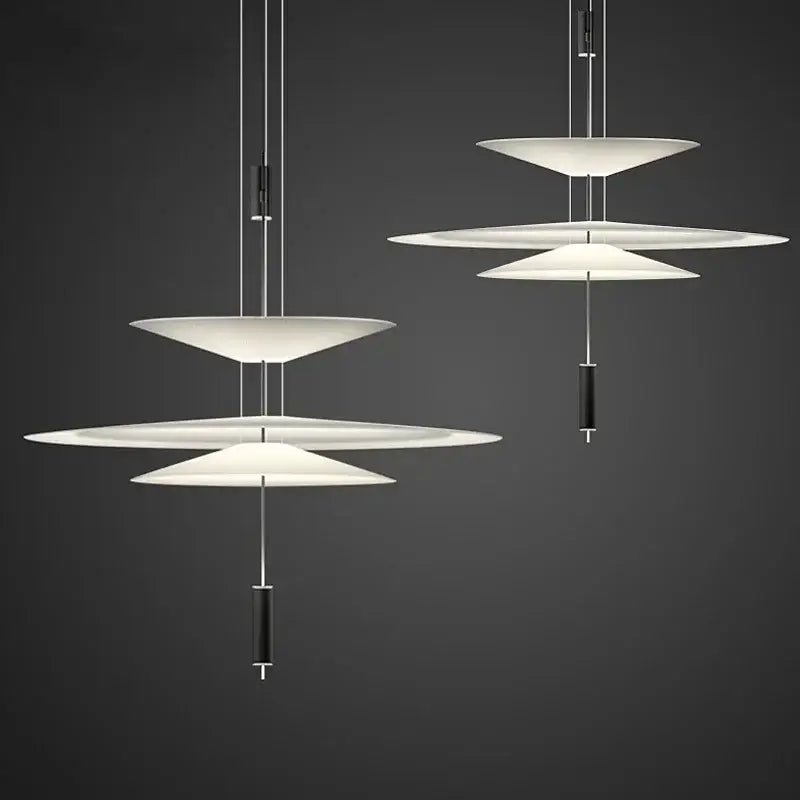 LED Saucer Chandelier