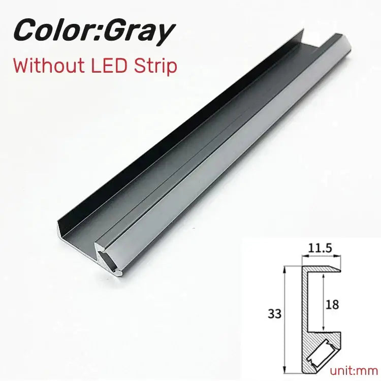Black LED Shelf Light