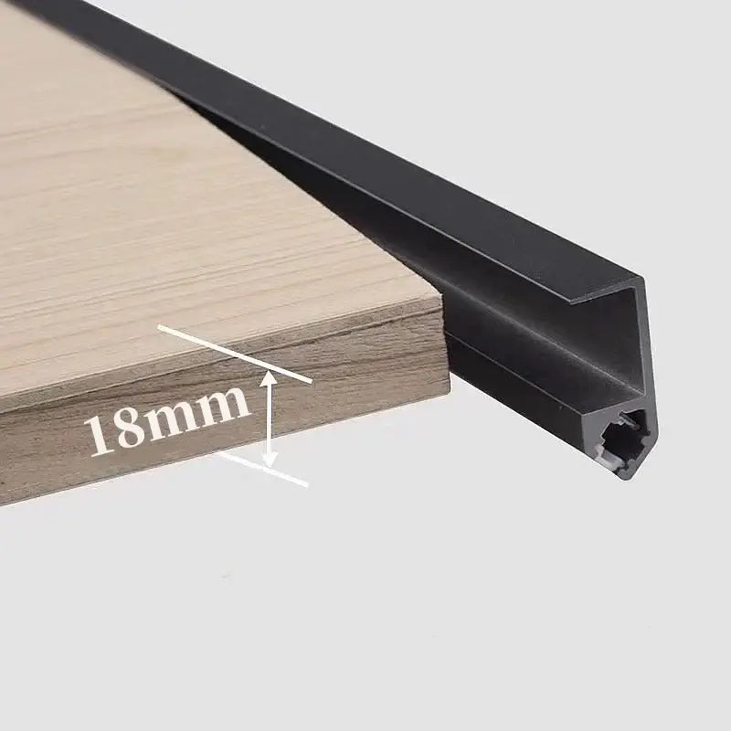 Black LED Shelf Light